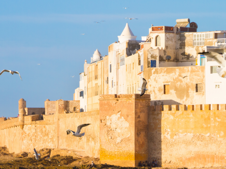 Cisterna portuguesa histórica de El Jadida ciudad costera de Marruecos
